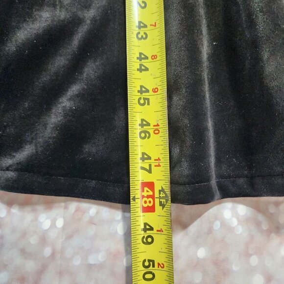 Sophie Marand Black Maxi Dress with Leopard Sequins, Women's 34 - Picture 9 of 9